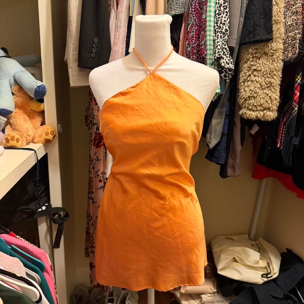 Orange club dress (very short)